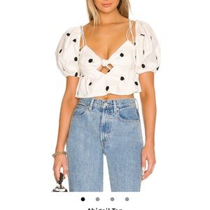 For love and lemons abigail top